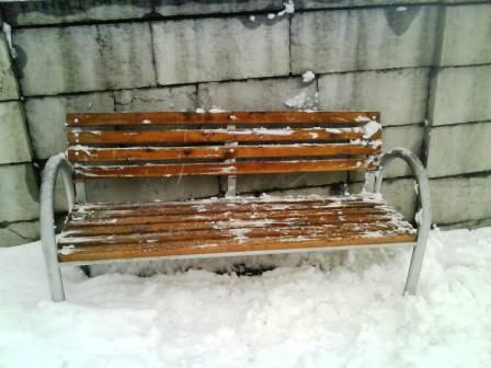 صندلی بدون برف