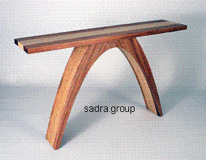 میز کنسول چوبی 1