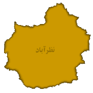 نقشه شهرستان نظرآباد