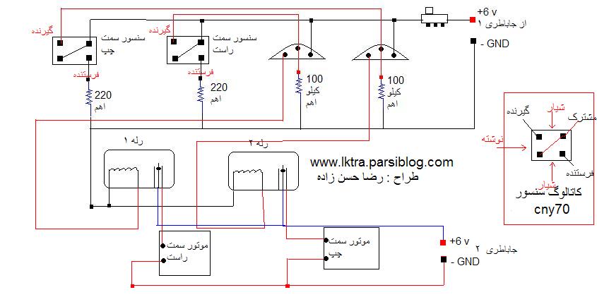 طراحی ربات مسیریاب