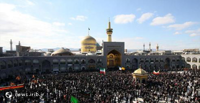  اجتماع عظیم عزاداران رضوی با حضور چهار هزار هیات عزاداری از سراسر ایران در حرم مطهر رضوی