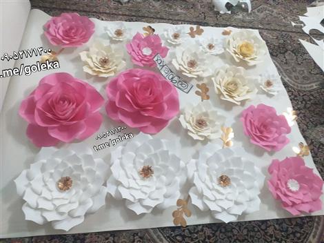 سفارش انواع گل کاغذی پذیرفته میشود در کانال تلگرامی و واتساپ ۰۹۰۵۲۱۷۱۳۰۰
